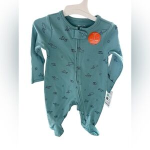 Just One You Carter's 3 Month Blue Cloud Plane Footed Sleeper